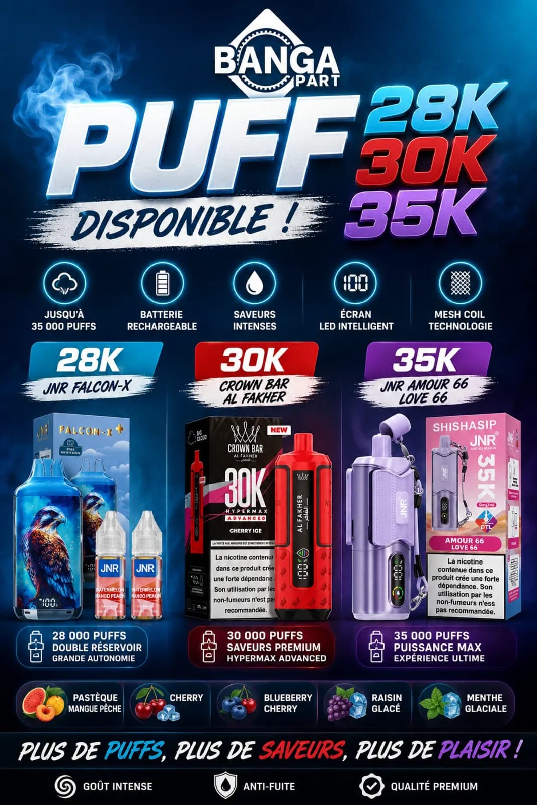 Photo de l'annonce : PUFF JNR — Mamoudzou (Autres)